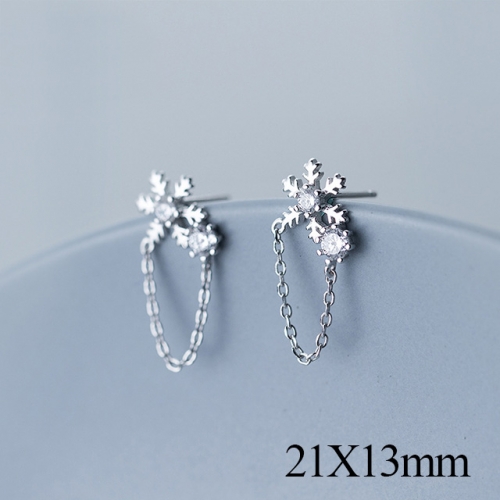 BC Jewelry Wholesale 925 Silver Jewelry Fashion Earrings NO.#925J5E7881