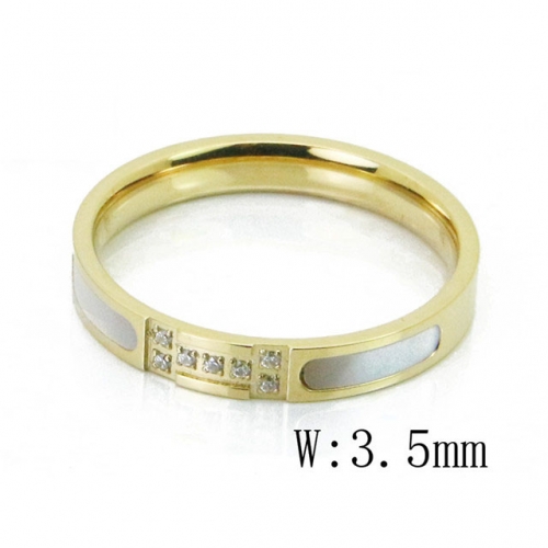 Wholesale Stainless Steel 316L Rings With Shell or Pearl NO.#BC47R0089PX