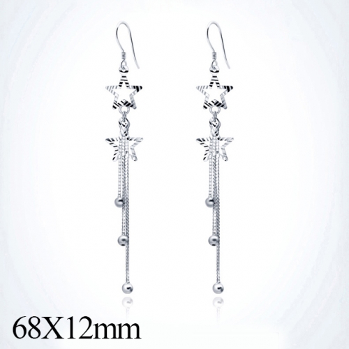 BC Jewelry Wholesale 925 Silver Jewelry Fashion Earrings NO.#925J5E0817