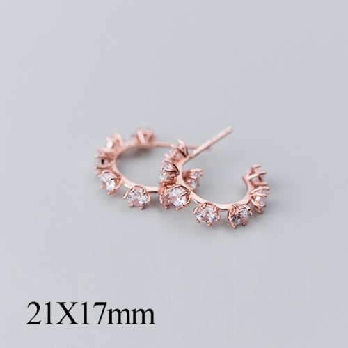 BC Jewelry Wholesale 925 Silver Jewelry Fashion Earrings NO.#925J5GEG2052