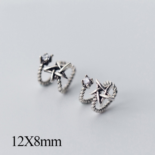 BC Jewelry Wholesale 925 Silver Jewelry Fashion Earrings NO.#925J5E3787
