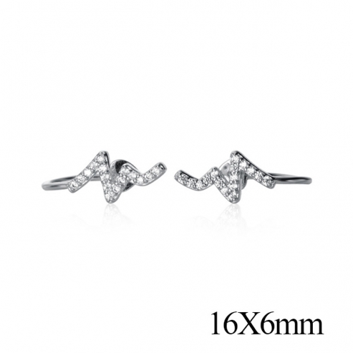 BC Jewelry Wholesale 925 Silver Jewelry Fashion Earrings NO.#925J5EG2602