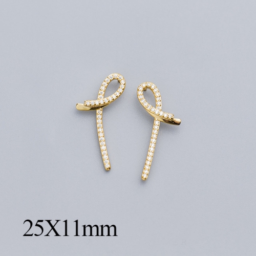 BC Jewelry Wholesale 925 Silver Jewelry Fashion Earrings NO.#925J5GEG2075