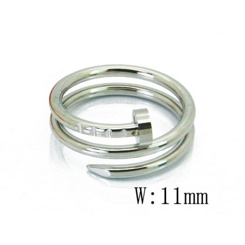 Wholesale Stainless Steel 316L Hollow Rings NO.#BC14R0605LZ