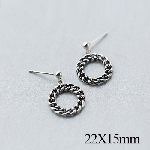 BC Jewelry Wholesale 925 Silver Jewelry Fashion Earrings NO.#925J5E3085