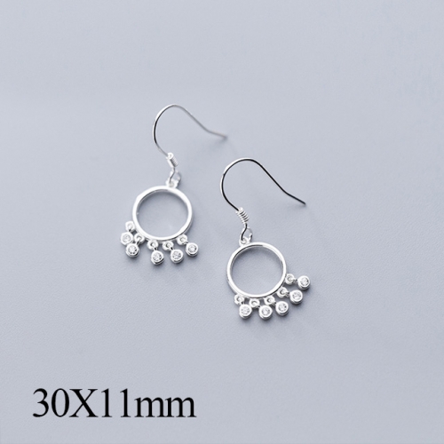 BC Jewelry Wholesale 925 Silver Jewelry Fashion Earrings NO.#925J5SEG1544
