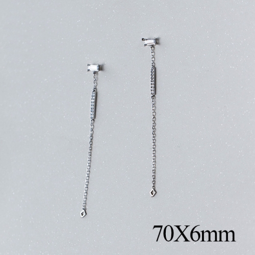 BC Jewelry Wholesale 925 Silver Jewelry Fashion Earrings NO.#925J5E5251