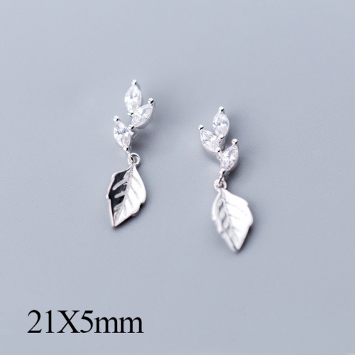 BC Jewelry Wholesale 925 Silver Jewelry Fashion Earrings NO.#925J5SEG0855