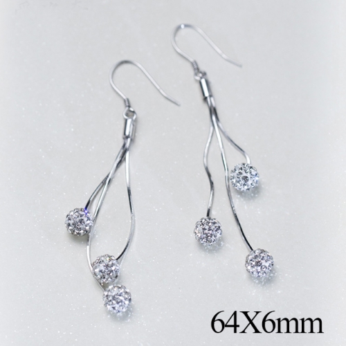 BC Jewelry Wholesale 925 Silver Jewelry Fashion Earrings NO.#925J5E5520