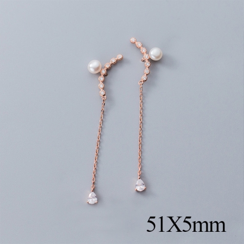 BC Jewelry Wholesale 925 Silver Jewelry Fashion Earrings NO.#925J5SEG0362