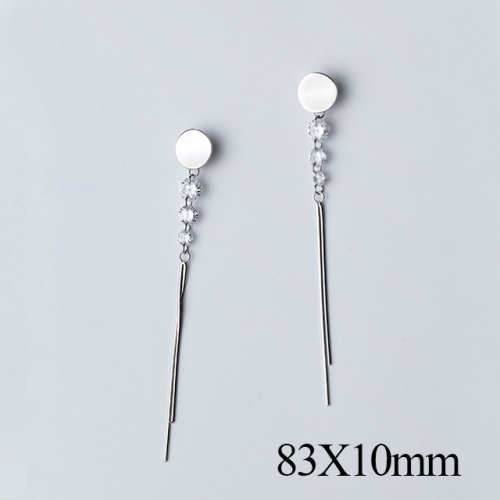 BC Jewelry Wholesale 925 Silver Jewelry Fashion Earrings NO.#925J5E9754