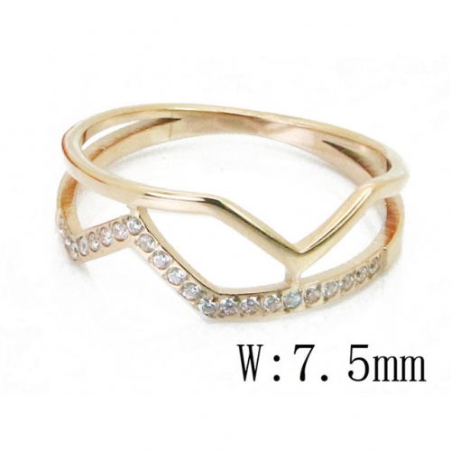 Wholesale Stainless Steel 316L Hollow Rings NO.#BC47R0030HHA