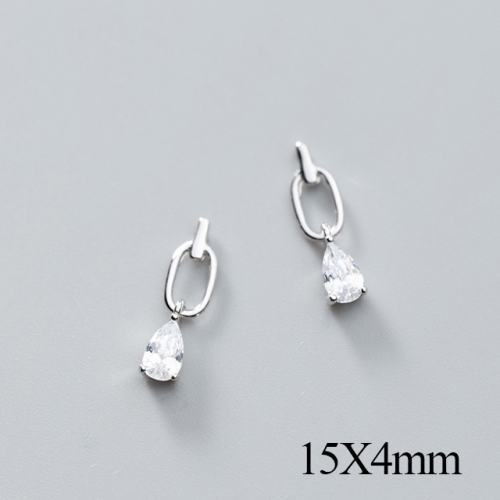 BC Jewelry Wholesale 925 Silver Jewelry Fashion Earrings NO.#925J5E9795