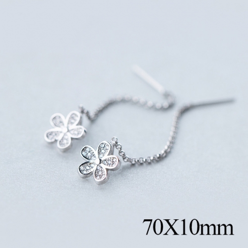 BC Jewelry Wholesale 925 Silver Jewelry Fashion Earrings NO.#925J5E1225