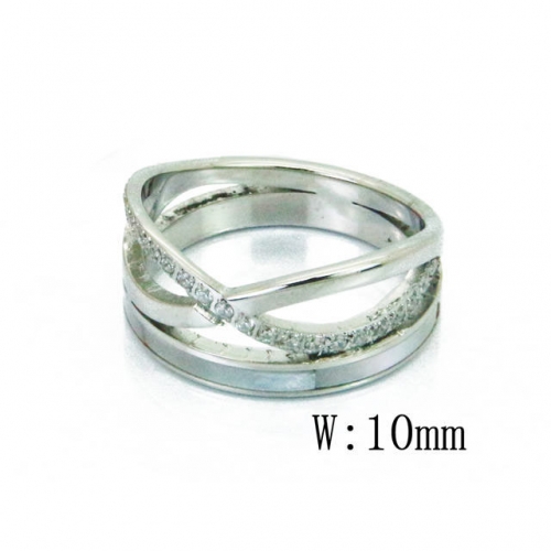 Wholesale Stainless Steel 316L Hollow Rings NO.#BC14R0641HKC