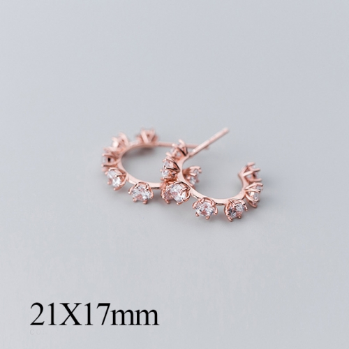 BC Jewelry Wholesale 925 Silver Jewelry Fashion Earrings NO.#925J5REG2052