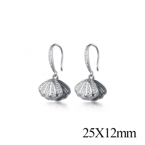 BC Jewelry Wholesale 925 Silver Jewelry Fashion Earrings NO.#925J5E9021