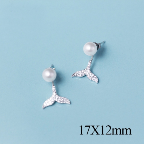 BC Jewelry Wholesale 925 Silver Jewelry Fashion Earrings NO.#925J5SEG0268