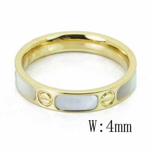 Wholesale Stainless Steel 316L Rings With Shell or Pearl NO.#SJ60R0068HIQ