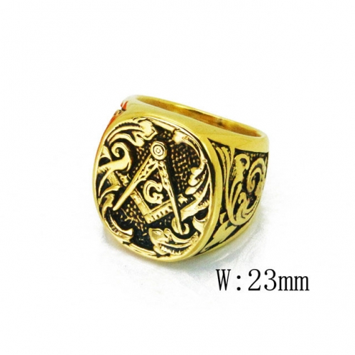 Wholesale Stainless Steel 316L Fashion Rings NO.#BC15R1459HHL