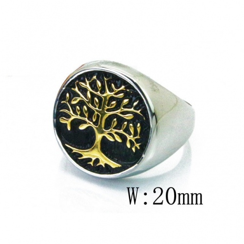 Wholesale Stainless Steel 316L Fashion Rings NO.#BC15R1446HHL