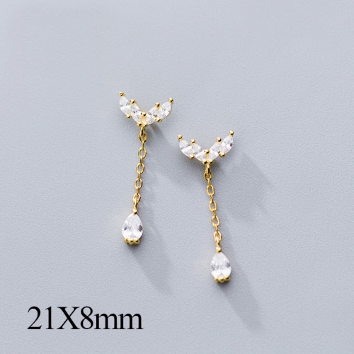 BC Jewelry Wholesale 925 Silver Jewelry Fashion Earrings NO.#925J5GEG1354