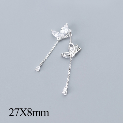 BC Jewelry Wholesale 925 Silver Jewelry Fashion Earrings NO.#925J5SEG2595