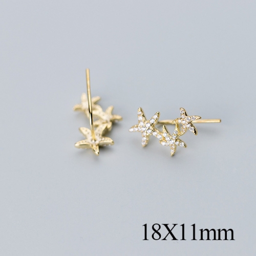 BC Jewelry Wholesale 925 Silver Jewelry Fashion Earrings NO.#925J5EG2564