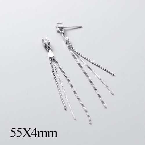 BC Jewelry Wholesale 925 Silver Jewelry Fashion Earrings NO.#925J5E4352