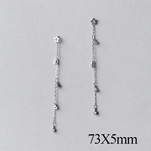 BC Jewelry Wholesale 925 Silver Jewelry Fashion Earrings NO.#925J5E4438