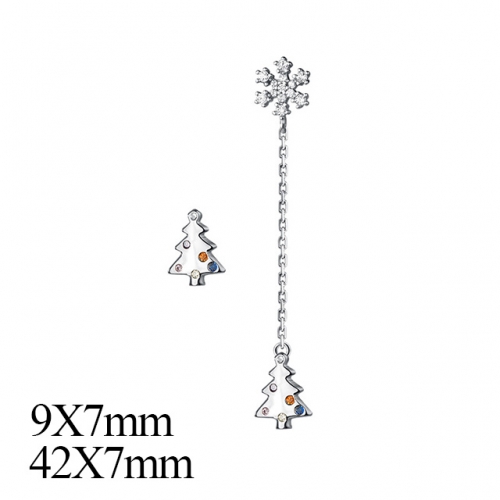 BC Jewelry Wholesale 925 Silver Jewelry Fashion Earrings NO.#925J5SEG0823