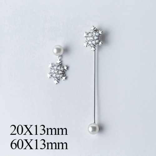 BC Jewelry Wholesale 925 Silver Jewelry Fashion Earrings NO.#925J5E7667