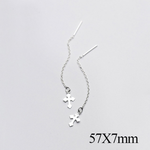 BC Jewelry Wholesale 925 Silver Jewelry Fashion Earrings NO.#925J5E7452