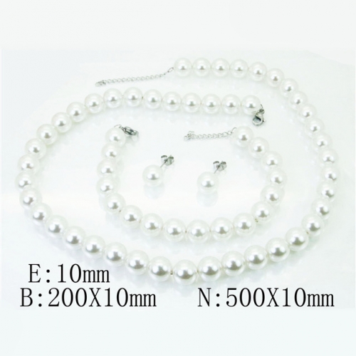 BC Wholesale Stainless Steel 316L Jewelry Sets NO.#BC59S1829HPD