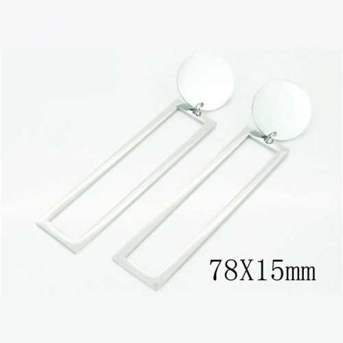 BC Jewelry Wholesale Stainless Steel 316L Earrings NO.#BC26E0381MA