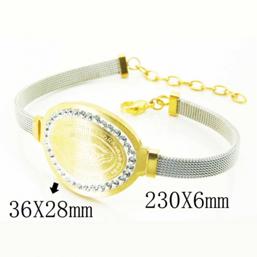 BC Wholesale Jewelry Stainless Steel 316L Bracelets NO.#BC12B0224HZX