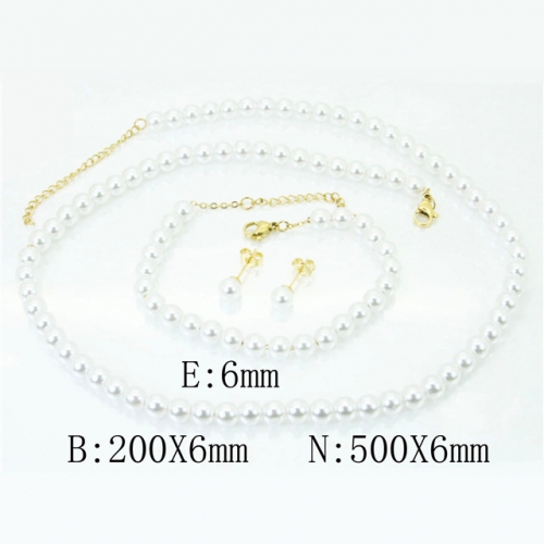 BC Wholesale Stainless Steel 316L Jewelry Sets NO.#BC59S1824HOD