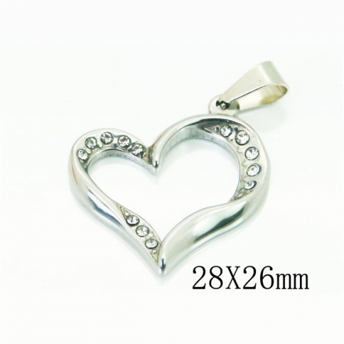 BC Wholesale Stainless Steel 316L Jewelry Pendant NO.#BC12P1122KB