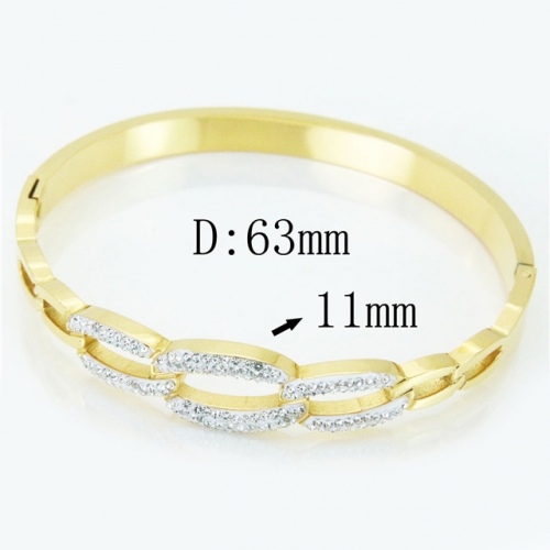 BC Wholesale Jewelry Stainless Steel 316L Bangle NO.#BC19B0696HOS