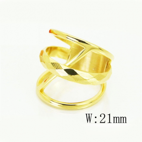 BC Wholesale Stainless Steel 316L Jewelry Popular Rings NO.#BC16R0515OR