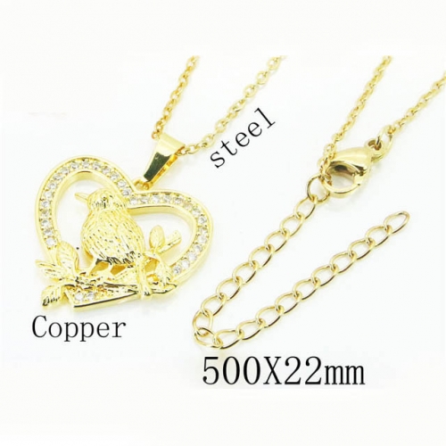 BC Wholesale Jewelry Stainless Steel 316L Popular Necklace NO.#BC54N0526NL
