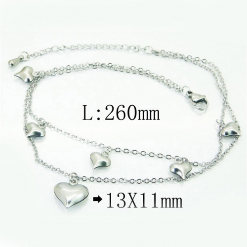 BC Wholesale Jewelry Stainless Steel 316L Bracelets NO.#BC59B0781MLA