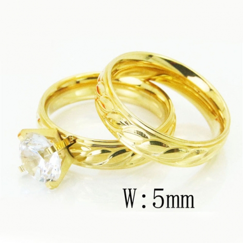 BC Wholesale Stainless Steel 316L Jewelry Popular Rings NO.#BC05R0525HJZ