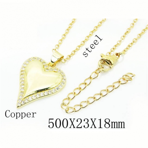 BC Wholesale Jewelry Stainless Steel 316L Popular Necklace NO.#BC54N0516NS