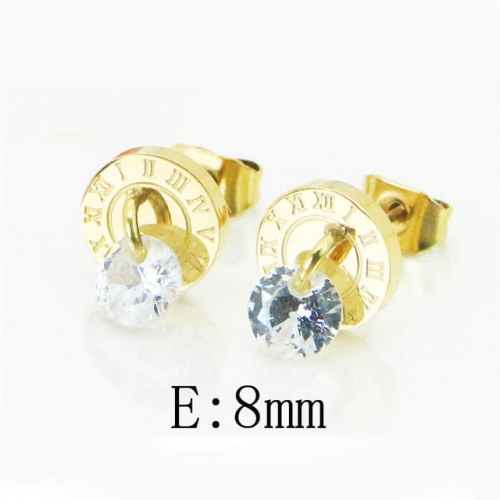 BC Jewelry Wholesale Stainless Steel 316L Popular Earrings NO.#BC80E0534JLS