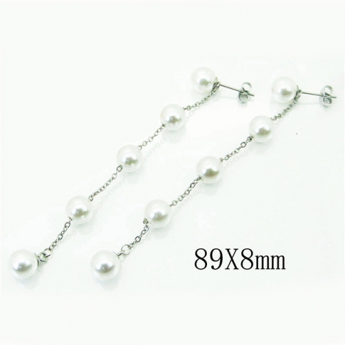 BC Jewelry Wholesale Stainless Steel 316L Popular Earrings NO.#BC59E0826LS