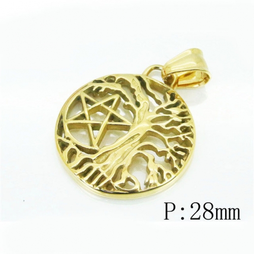 BC Wholesale Stainless Steel 316L Jewelry Popular Pendant NO.#BC22P0850HJA