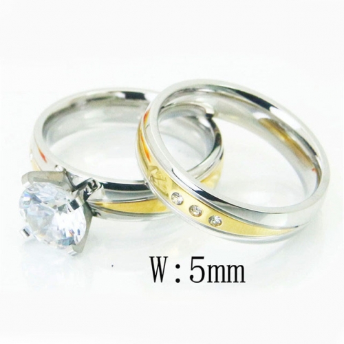 BC Wholesale Stainless Steel 316L Jewelry Popular Rings NO.#BC05R0527HKE