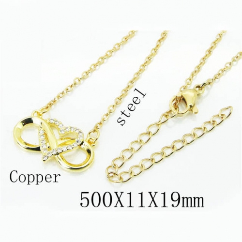 BC Wholesale Jewelry Stainless Steel 316L Popular Necklace NO.#BC54N0508MLS