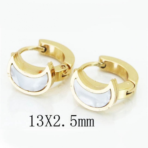 BC Jewelry Wholesale Stainless Steel 316L Popular Earrings NO.#BC60E0462JJU